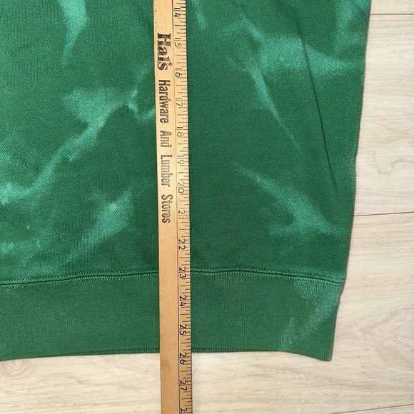 Polo Ralph Lauren Sweater Womens XL Crewneck Pullover Green Distressed Custom - Picture 8 of 10